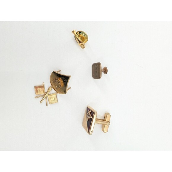 Junk Drawer Mens Lot Vintage Sterling Ring Cufflinks Watches Horse Office in Box - Picture 8 of 16